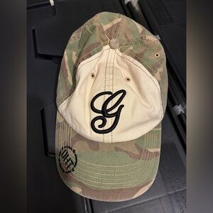 OHT Camouflage and Beige Cap with Embroidered G